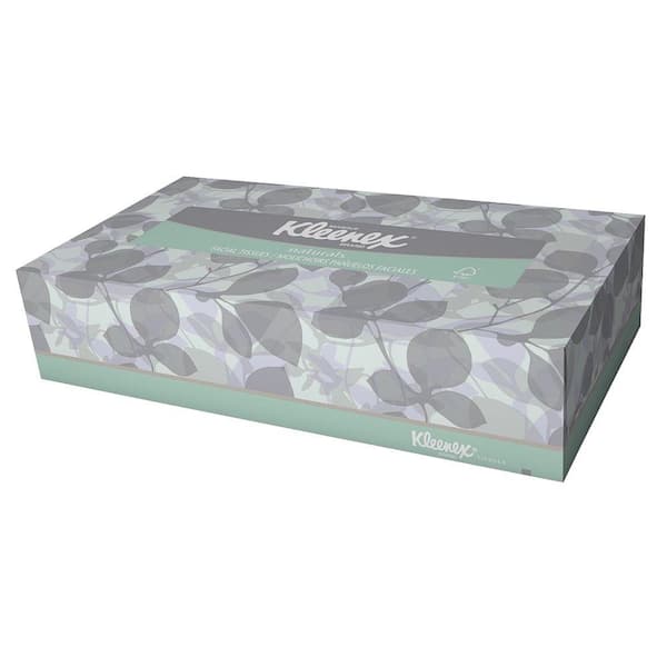 Kleenex 8.40 in. x 8.40 in. Facial Tissue (125-Sheets per Box)