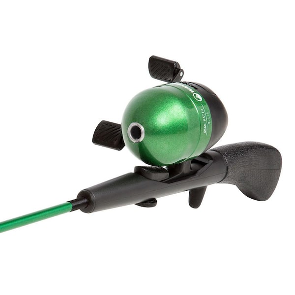 Wakeman Outdoors Spawn Series Kids Spincast Combo and Tackle Set in Green  M500001 - The Home Depot