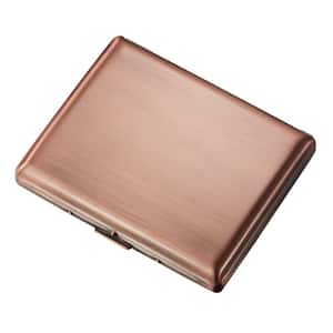 Mercury Copper Stainless Steel 100s Cigarette Case (20-Cigarettes)
