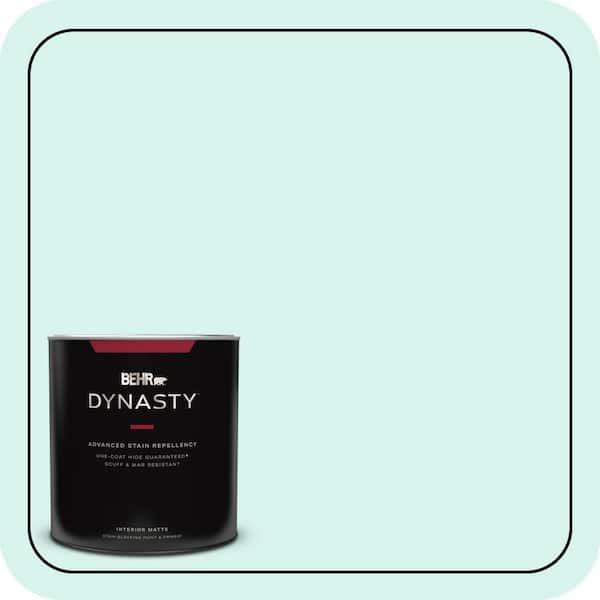 BEHR DYNASTY 1 qt. #480A-1 Minted Ice Matte Interior Stain-Blocking Paint & Primer