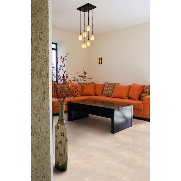 Crema Marfil 12 in. x 24 in. Polished Marble Floor and Wall Tile (10 sq. ft./Case)