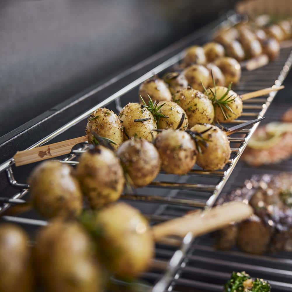 Stainless Steel 3-Burner Propane Grill with Rotisserie