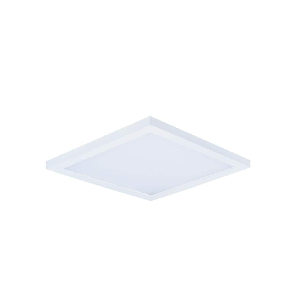 Maxim Lighting Wafer 9 in. SQ Integrated LED Surface Flush Mount 3000K