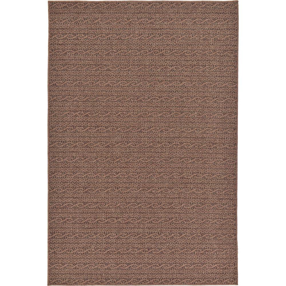 Outdoor Links Brown 5' 3 x 8' 0 Area Rug price history on PriceWatchPro