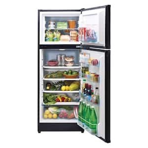 Off-Grid 24 in. 10.3 cu. ft. 290L Solar DC Top Freezer Refrigerator with Danfoss/Secop Compressor in Black