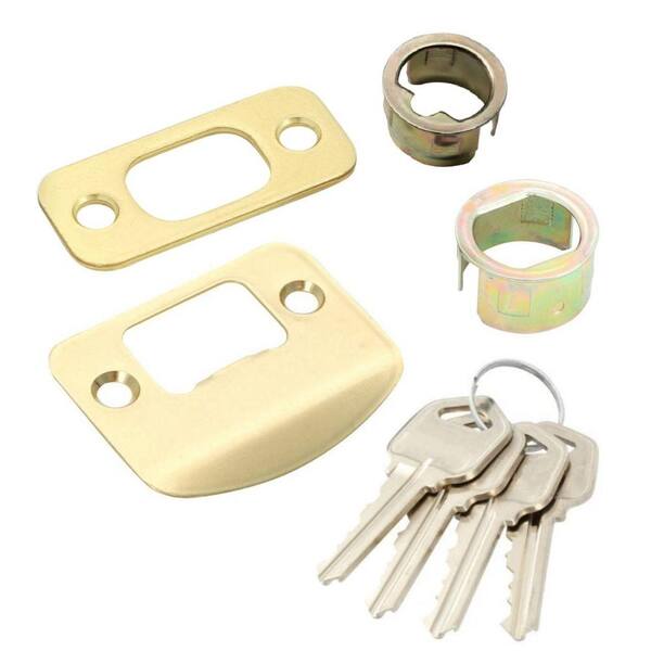 Waterbury Stainless Steel Entry Knob and Single Cylinder Deadbolt Combo Pack Waterbury Stainless Steel Entry Knob and Single Cylinder Deadbolt Combo Pack