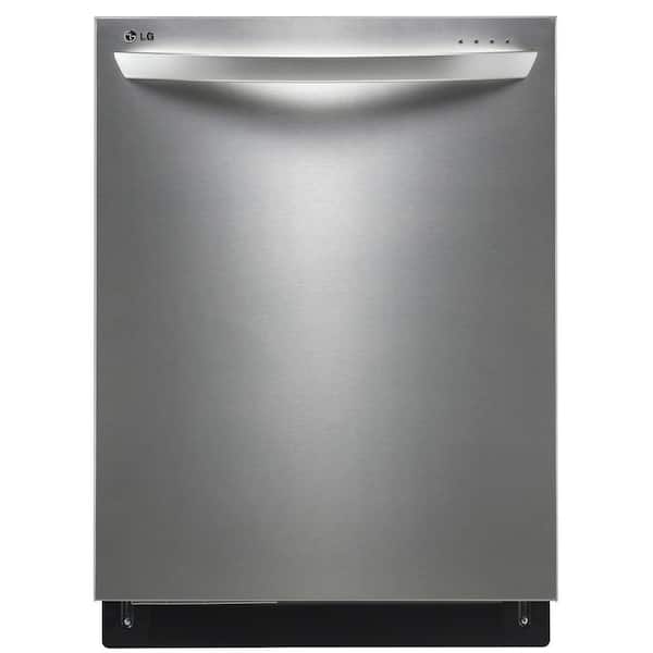 LG Top Control Tall Tub Dishwasher with 3rd Rack and Steam in Stainless Steel with Stainless Steel Tub