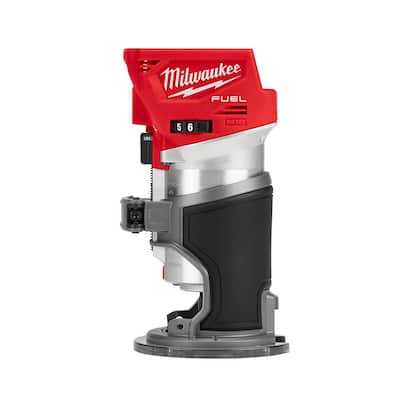 Milwaukee M18 FUEL 18-Volt Lithium-Ion Brushless Cordless Compact Router (Tool-Only) M18 FUEL 18-Volt Lithium-Ion Brushless Cordless Compact Router (Tool-Only)
