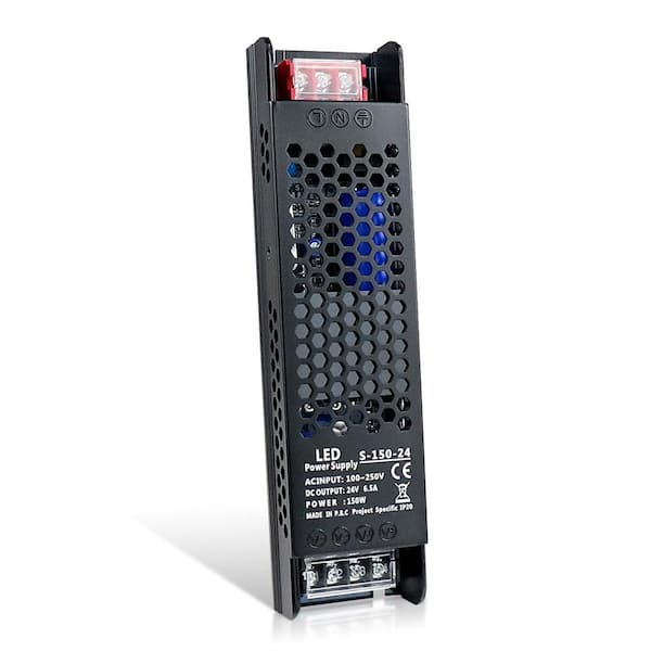 24V 6.5A 150W Universal Regulated Power Supply 100-250V AC to 12V DC Converter LED Driver Industrial Transformer Adapter