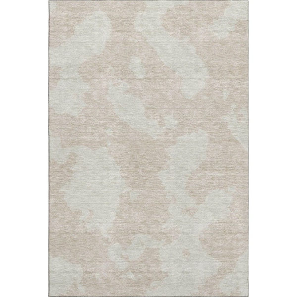 Addison Rugs Mayfield Premium Machine Washable Abstract AMF975 Beige 2 ft. 6 in. x 3 ft. 10 in. Area Rug