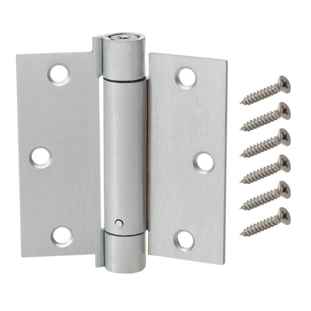 Adjustable Tension for 3.5 inch or 4 Inch Hinges Hinge Outlet Hinge Pin Door Closer Satin Nickel