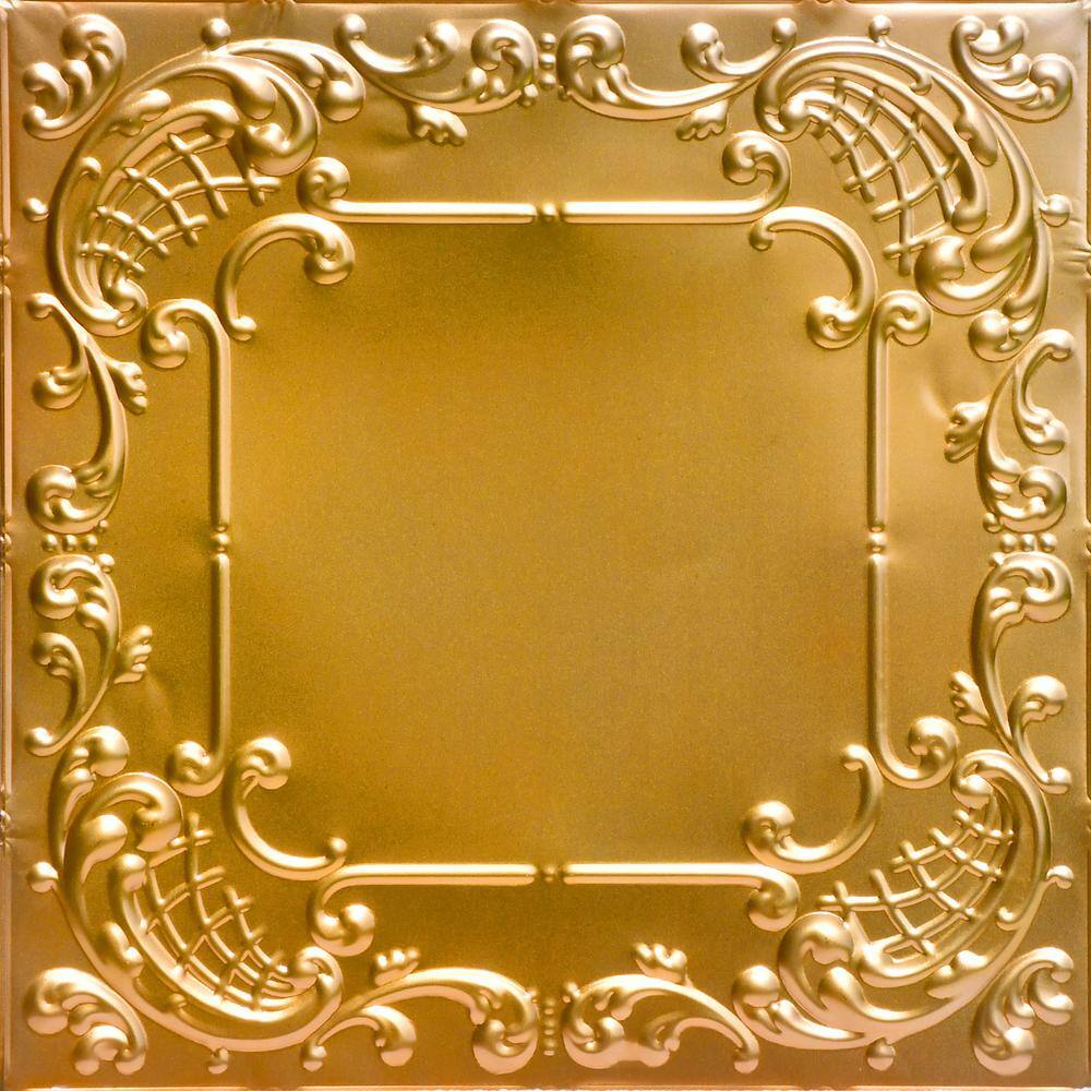 Baby's Breath Lincoln Copper 2 ft. x 2 ft. Decorative Nail Up Tin Ceiling Tile (24 sq. ft./case) price history on PriceWatchPro