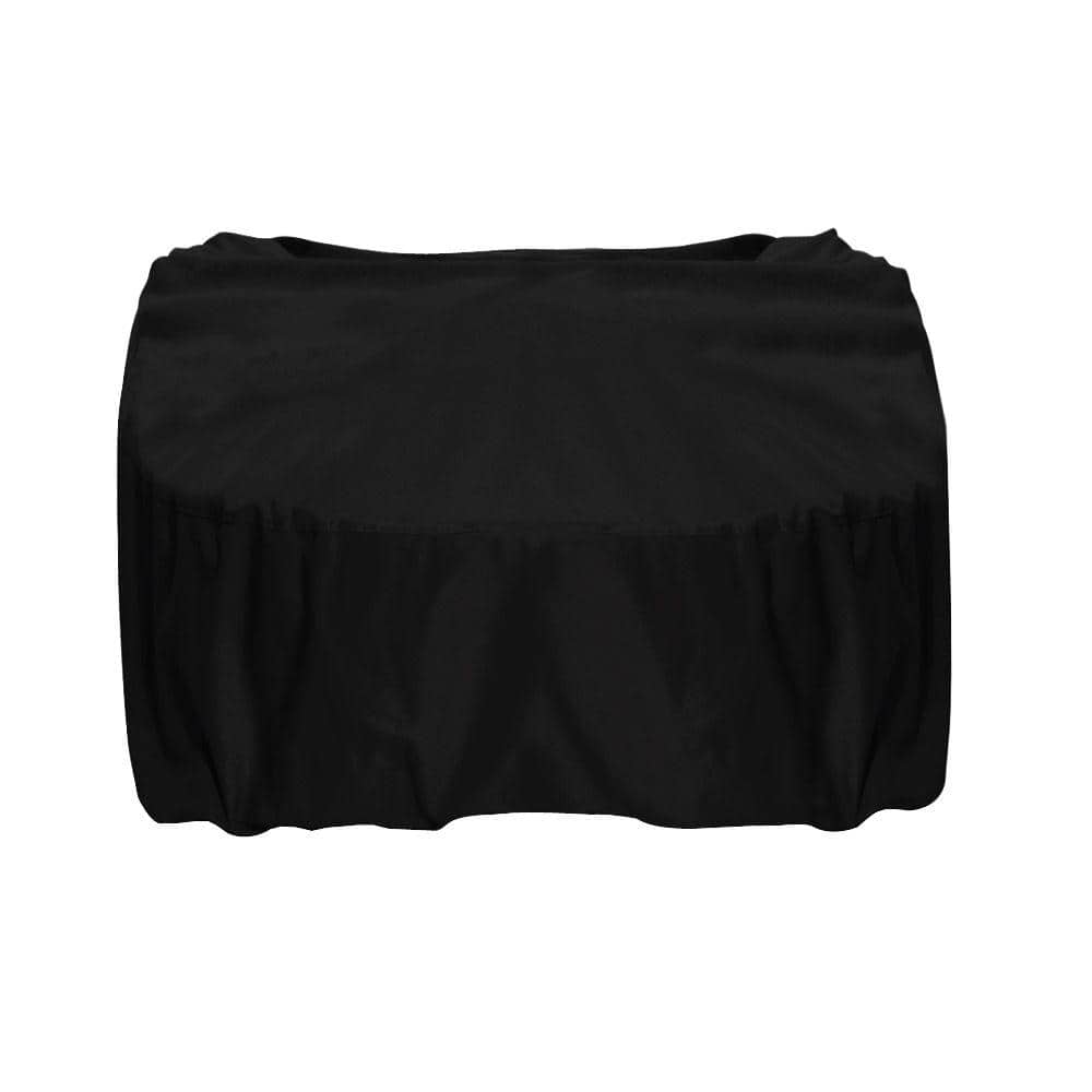 44-Inch Black Heavyweight Polyester Square Fire Pit Cover