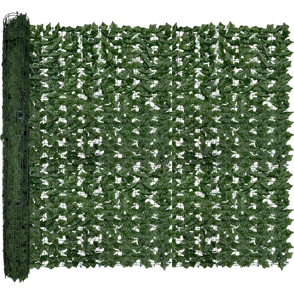 72 in. Plastic Faux Ivy Privacy Fence Screen Indoor/Outdoor UV-Resistant Hedge Wall Panels Green Backdrop Garden Decor price history on PriceWatchPro