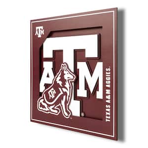 Officially Licensed NCAA 6 x 19 3D Stadium Banner - Texas A&M Aggies