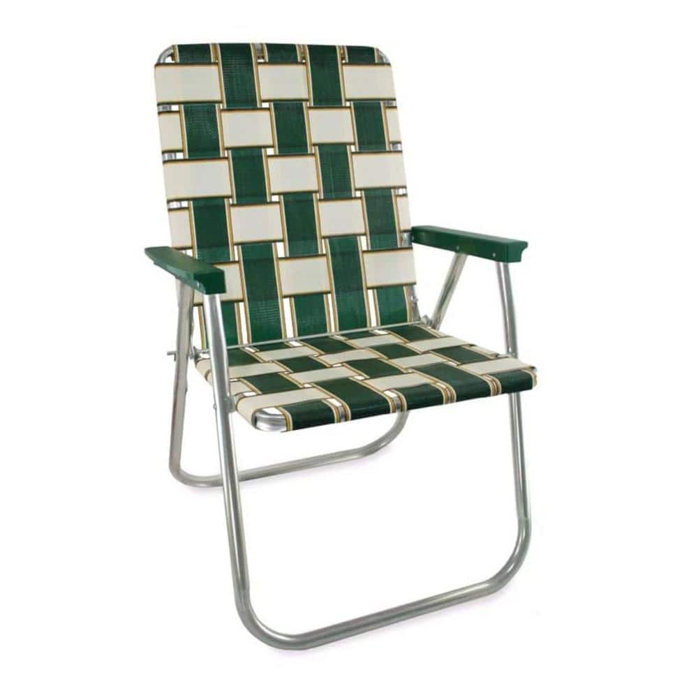 Durable Charleston Aluminum Lightweight Stackable Folding Lawn Chair with G