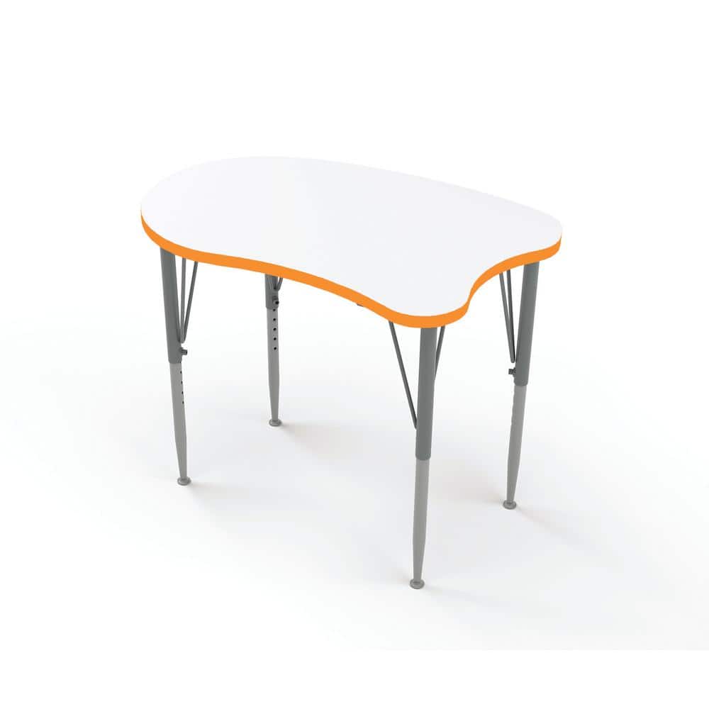 Versa Curve Desk Laminate Height Adjustable Kids Table Classroom Desk (Oran