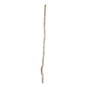2 in. Artificial x 71 in. Artificial Silver Washed Twisted Wood Decorative Stick