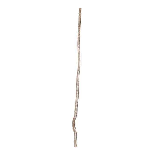 Titan Lighting 2 in. Artificial x 71 in. Artificial Silver Washed Twisted Wood Decorative Stick