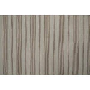 Ivory 8 ft. x 11 ft. Striped Area Rug