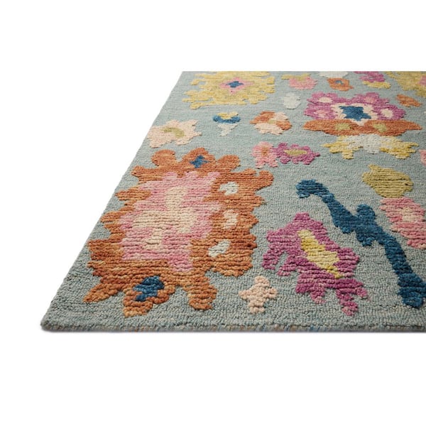 Tilly Spa / Multi 8 ft. 6 in. x 11 ft. 6 in. Traditional Area Rug