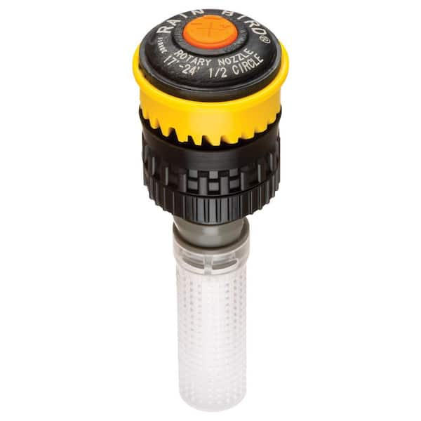 Rain Bird Rotary Sprinkler Nozzle, Half Circle Pattern, Adjustable 17-24 ft.