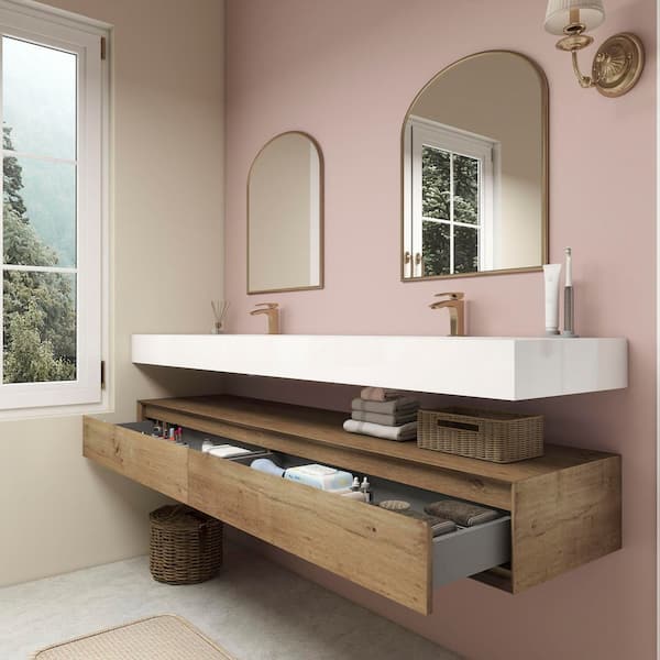 BV Better Vanity Alysa 84 in. W x 20 in. D x 23 in. H Double Sink