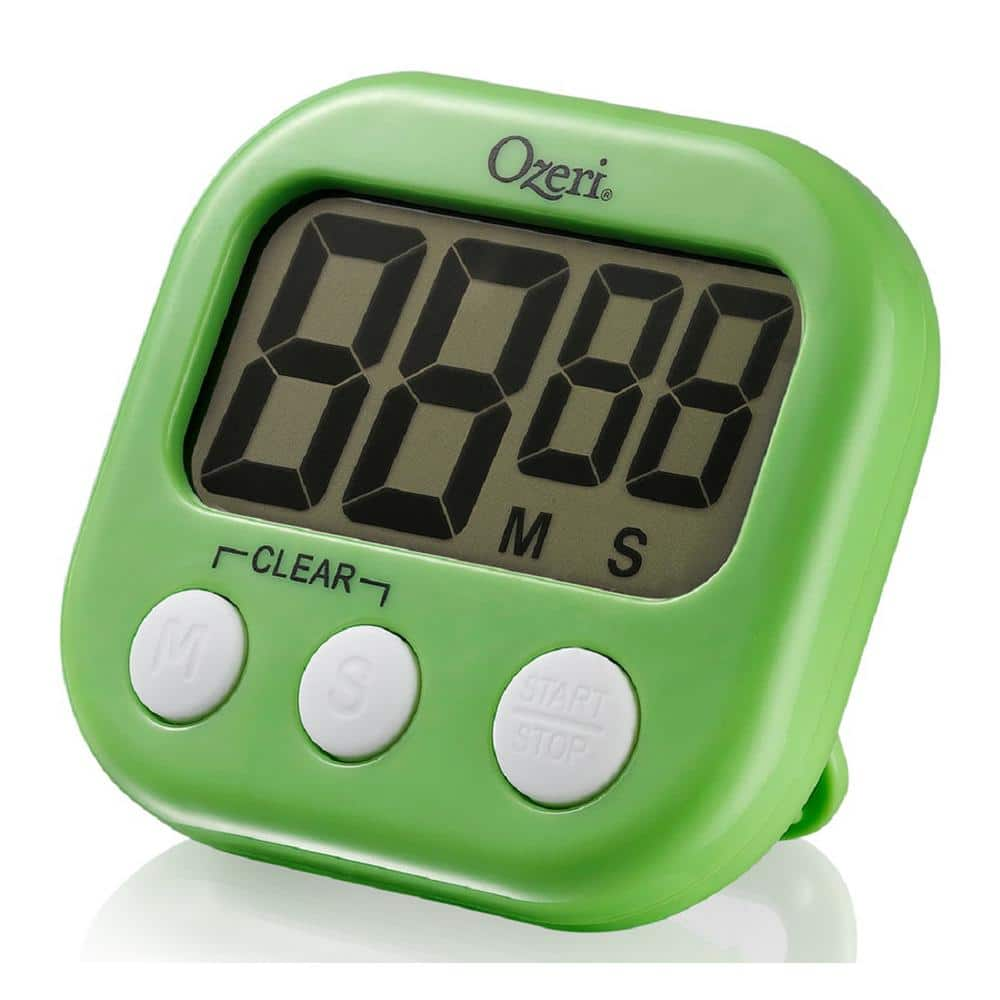 2 Pack Kitchen Timers Loud Ring Digital Timers for Cooking Magnetic Green