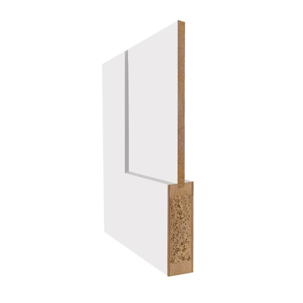 Steves & Sons 30 in. x 80 in. 2-Panel Squaretop Shaker Primed