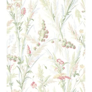 Hillaire Green Meadow Matte Pre-pasted Paper Wallpaper