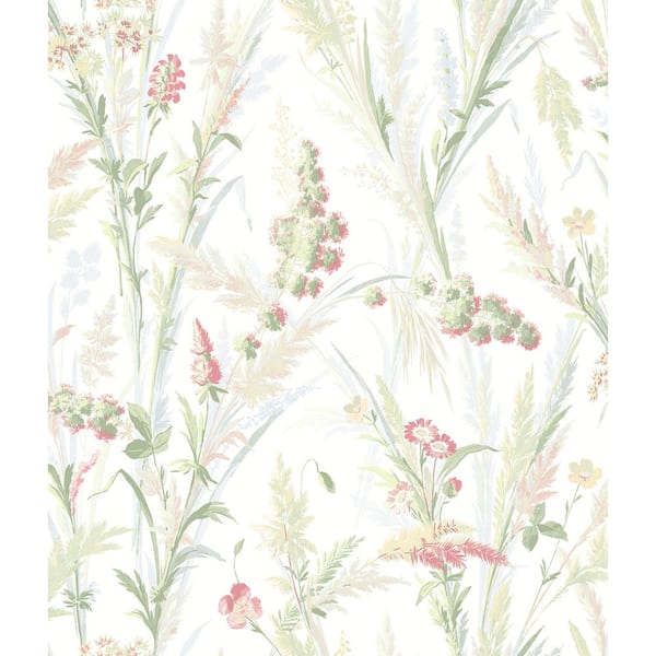 Chesapeake Hillaire Green Meadow Wallpaper Sample