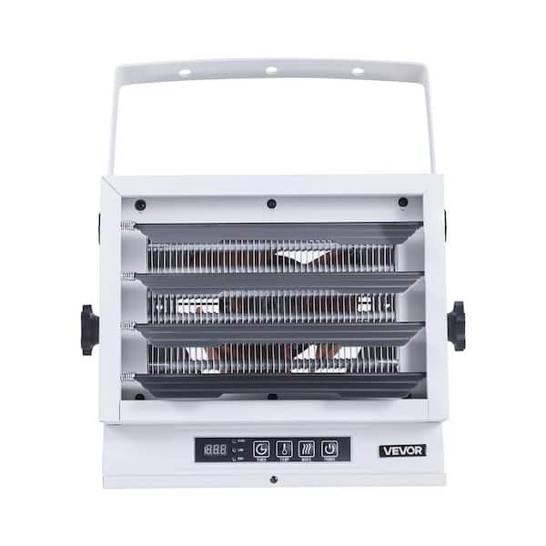 10000W Electric Garage Heater 240V with Thermostat and Timer, with Overheat Protection and Remote, Hardwired(NO PLUG)