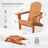 Dimension diagram showing chair size and capacity.