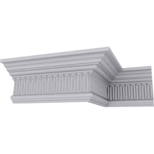 SAMPLE - 3 in. x 12 in. x 4-1/2 in. Polyurethane Viceroy Crown Moulding