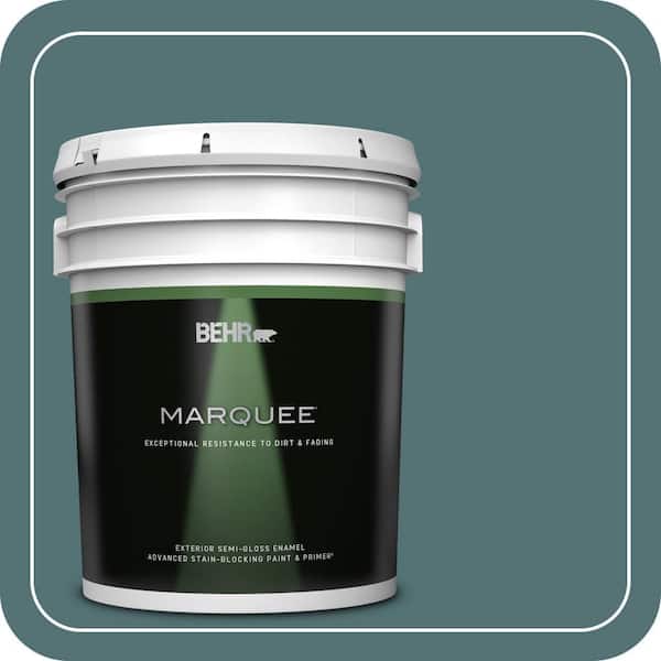 BEHR MARQUEE 5 gal. #PPU13-02 Juniper Berries Semi-Gloss Enamel Exterior Paint & Primer