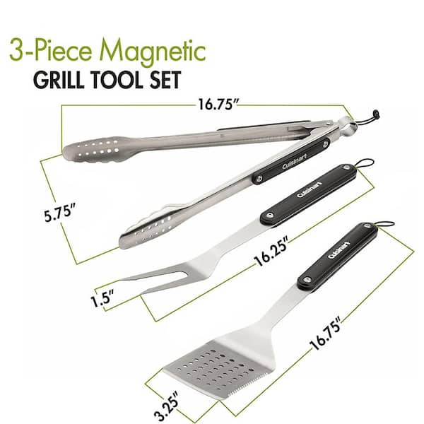 OXO Good Grips Stainless Steel Grilling Tool Set (3-Piece) 11324100 - The  Home Depot