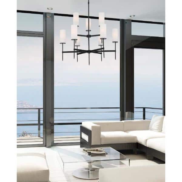 Minka Lavery First Avenue 9-Light Black Candlestick