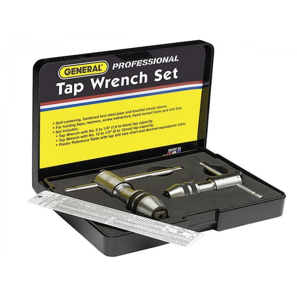 General Tools Reversible Tap Wrench Set 3-Piece