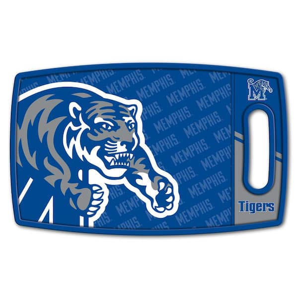 YouTheFan NCAA Memphis Tigers Logo Series Cutting Board 9in x 0.5in- Rectangle- Manufactured Wood and polypropylene
