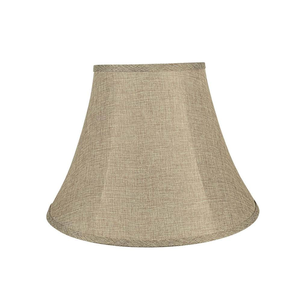 Aspen Creative Corporation 18 in. x 13 in. Natural Bell Collaspsible Lamp Shade