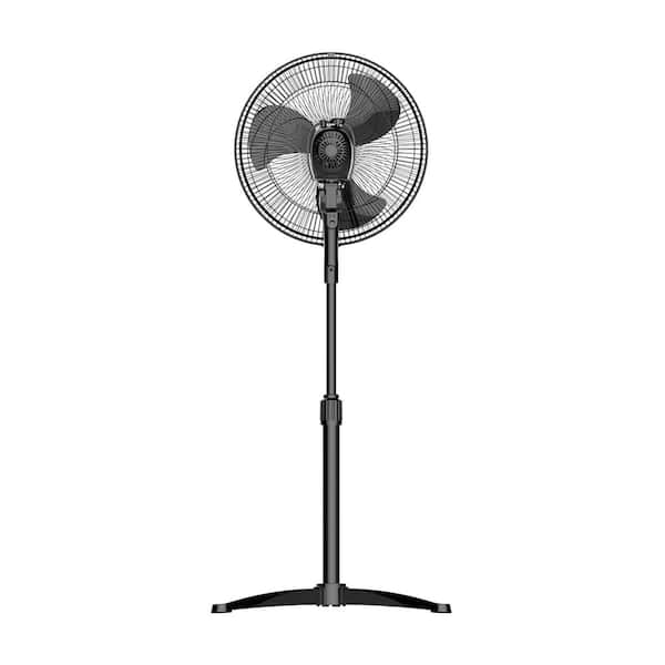 Hampton Bay 9 in. 3 Speed Personal Desk High Velocity Table Fan in Black  TF-810S - The Home Depot