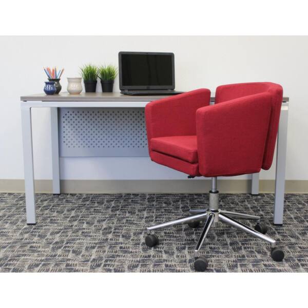 Boss Marsala Red Metro Club Desk Chair