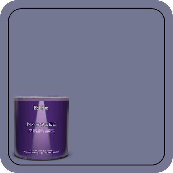 BEHR MARQUEE 1 qt. #S560-5 Royal Fortune One-Coat Hide Eggshell Enamel Interior Paint & Primer
