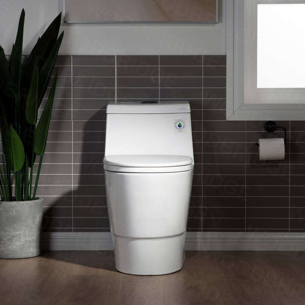 Elongated Wall Mounted Dual Flush High Efficiency Toilet