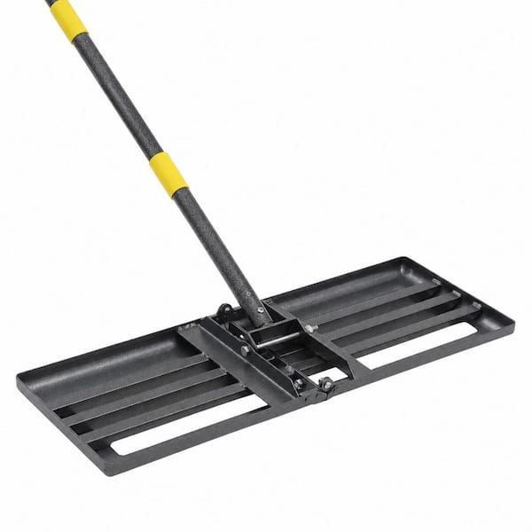 Collapsable Rake Handle Misopily 72 in. Stainless Steel Handle Ergonomic Handle Stainless Steel ...