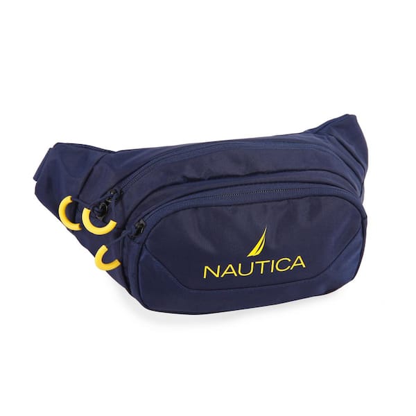 Nautica NT Fanny Pack plus 5.5 in. plus Navy plus Waist pack plus Multiple Zippered Pockets