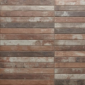 Scotch Red 1.88 in. x 17.71 in. Matte Porcelain Floor and Wall Tile 8.28 sq. ft./Case