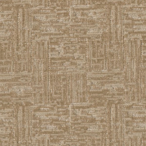 Lifeproof Timelapse - Argyle - Brown 38 oz. SD Polyester Pattern Installed Carpet