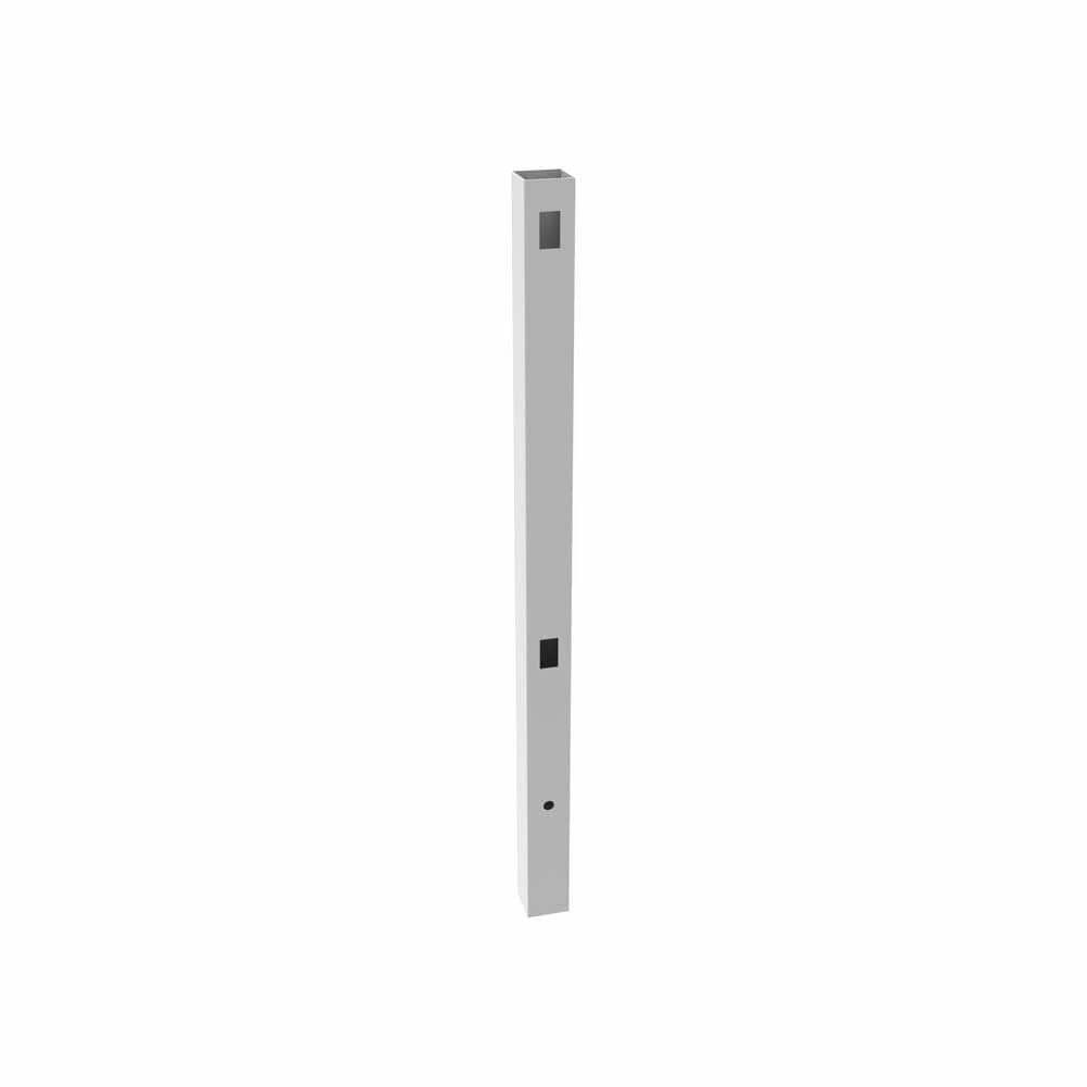 Terex 7-ft White Vinyl Corner Fence Post