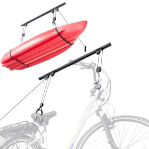 1-Bike Ceiling Hoist Pro Holds Up To 100 lbs. Pre-Assembled Bike Hoist with Auto-Locking Mechanism